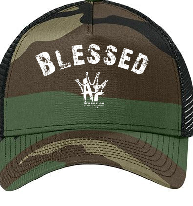 Blessed AF Camo Hat