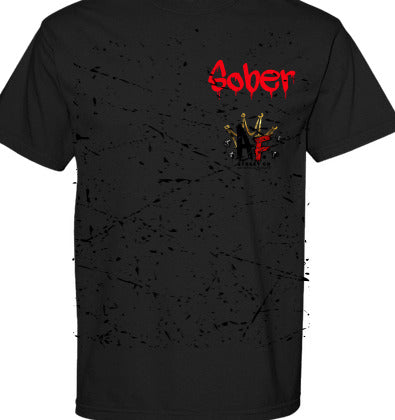 Sober AF - Fighting Battles Black