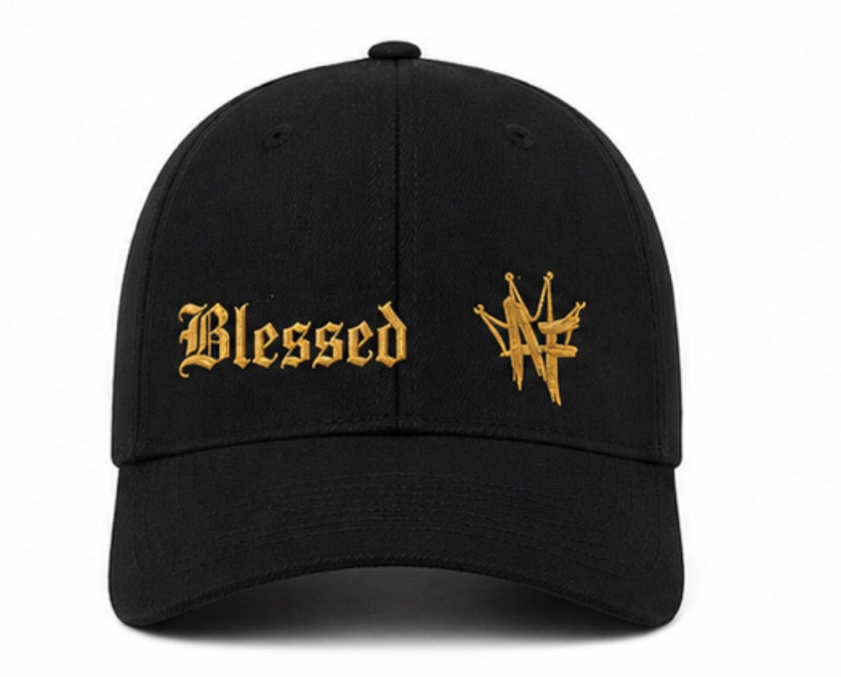 Blessed AF Classic Black/Gold Hat